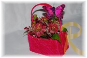 Zinnie in bouquet<br/>Fucsia