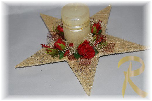 Centrotavola stella · chiaro