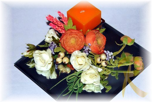 Quadrato small arancio
