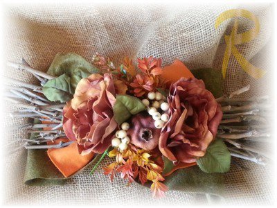 Vite con rose bronzo 2